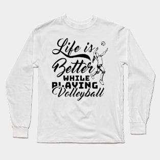 Volleyball Player Saying Volleyballer Premium Long Sleeve T-Shirt